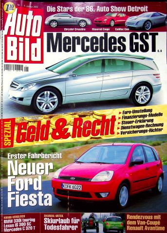 Deckblatt Auto Bild (01/2002)